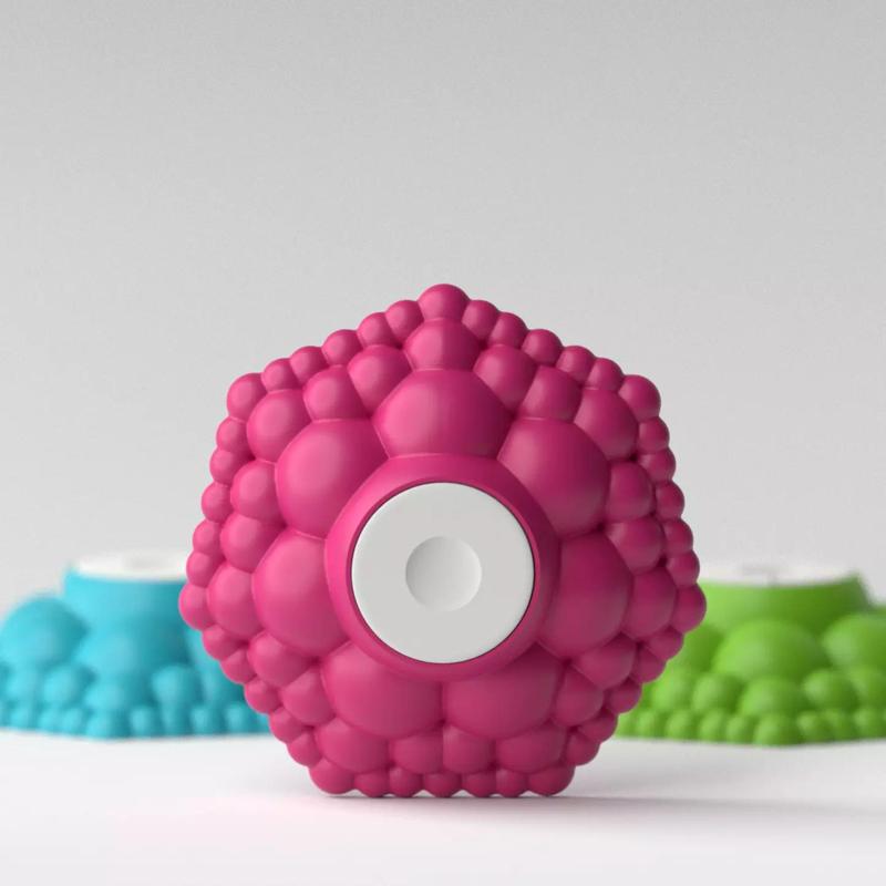 Spheres Heptagonal Tealight Holder