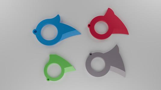 Box Opener Claw Keychain Collection