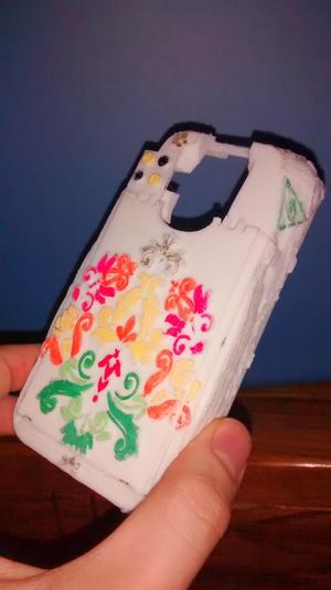 Moto G Ornate 'Wallet' Case (with a convex back!)