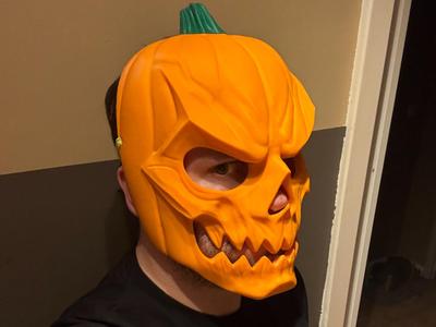 Pumpkin Skull Halloween Mask
