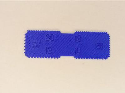 Imperial Thread Pitch Gauge for your pocket