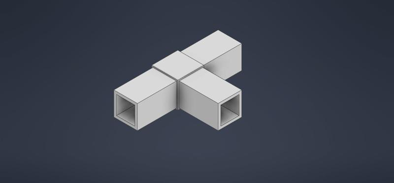 T1 connector for aluminum profile 40*40*2mm