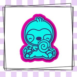 Sloth with Halloween Candy Freshie STL