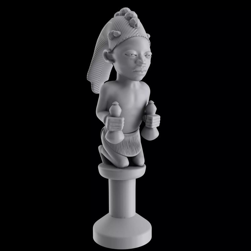 Eleggua egyptian statue