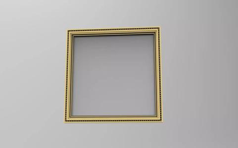 Engraved Flower Design Photo Frame 3D Printable Model