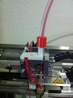 renkforce RF1000 filament guide / tube guide