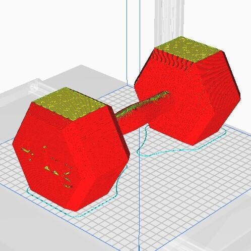 Hexagon Dumbbell 4 kg