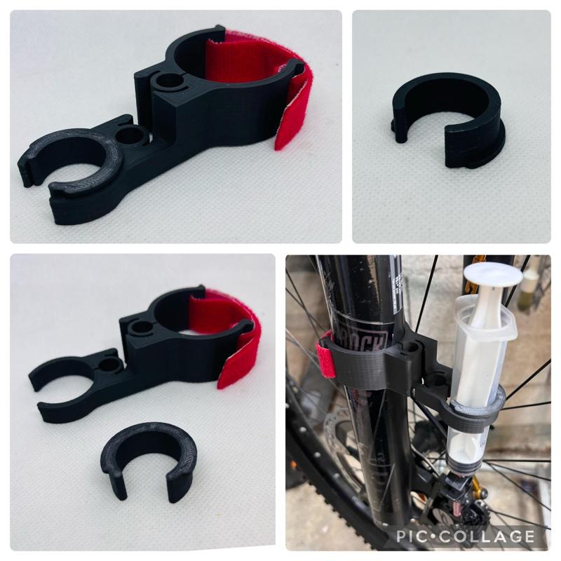 MTB purge syringe clamp