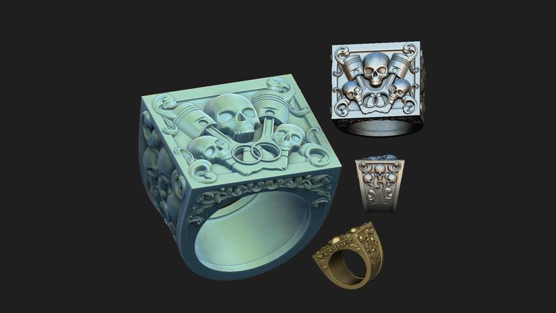 biker ring with motor 4