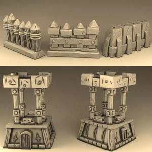 Tower for archers and the walls