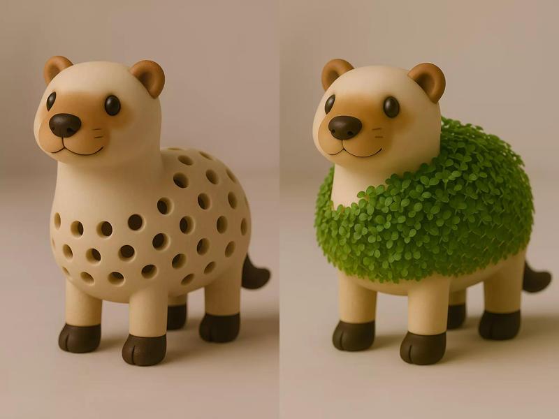 Ferret Sprouter Seed Chia Radish Lentil Germinator toy