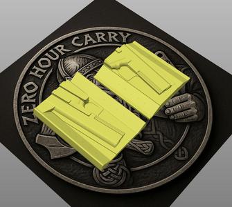 Bull Tac Pro OWB Pancake Holster Mold Right-Handed Compatible with Bull 1911 Tac