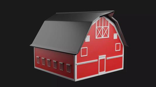 BARN 3D Model house
