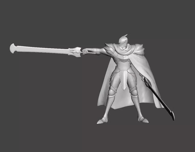 Black Knight Momonga 3D Model