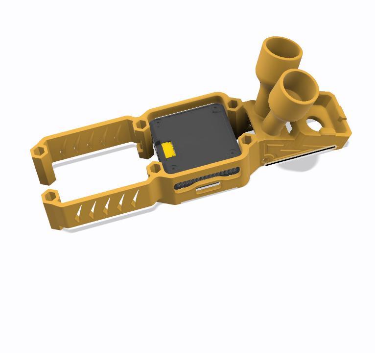 Volador Vx3 VX35 Side Cover with Dji o4 Pro dual Antenna and Gps Mount