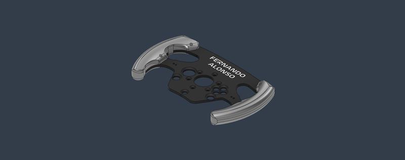 3D FORMULA 1 STEERING KIT FOR THRUSTMASTER T300 (ALONSO)