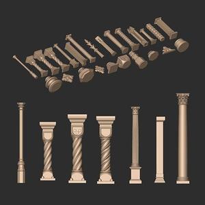 COLUMN CLASSIC ARCHITECTURE DECORATIVE