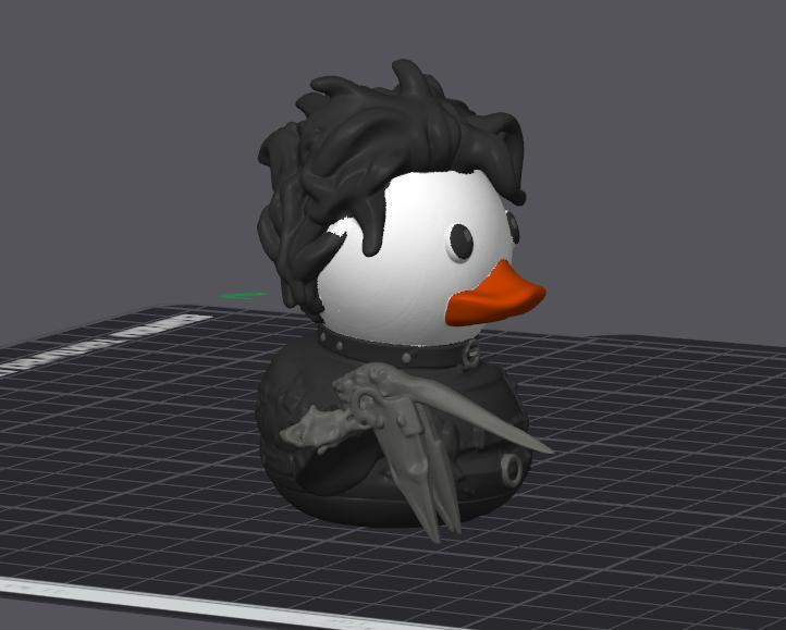 Edward Scissorhands Duck (Edward Scissorduck)