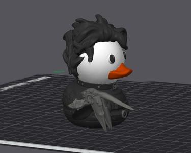 Edward Scissorhands Duck (Edward Scissorduck)