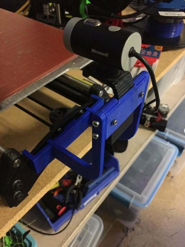 Lulzbot Taz Webcam Mount v2