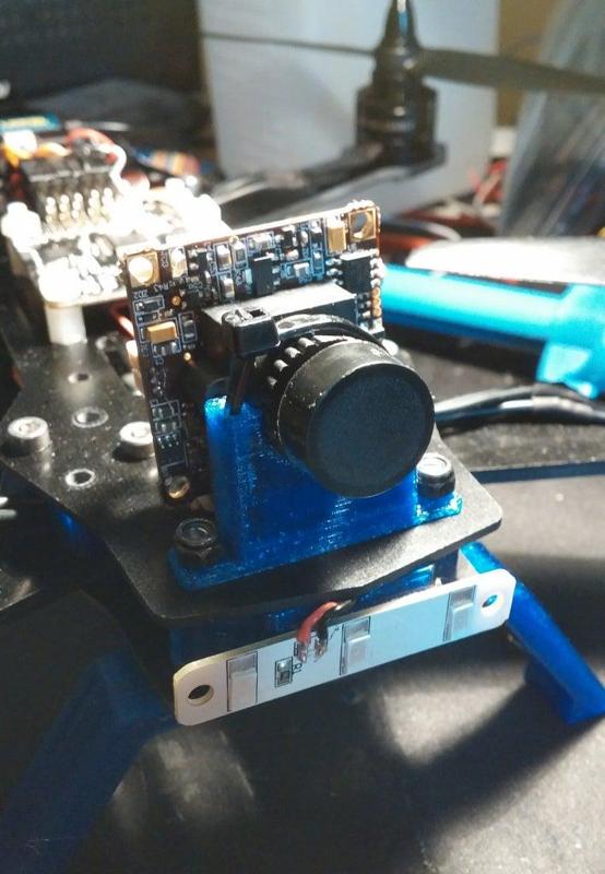 ZMR250 camera mount without top deck