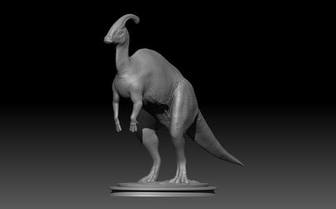 Parasaurolophus model Jurassic park