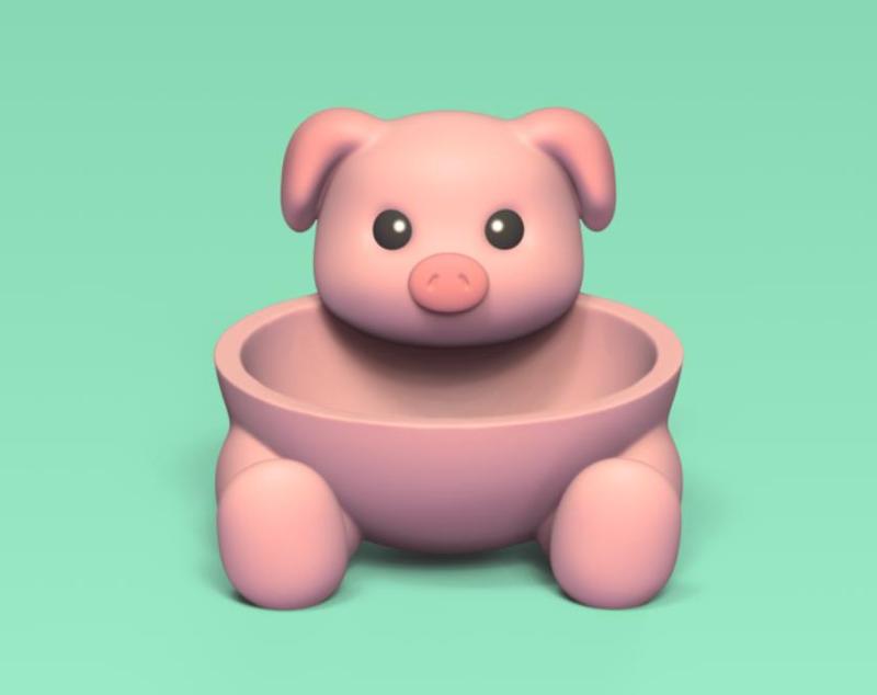Cute Pig Pot