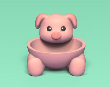 Cute Pig Pot