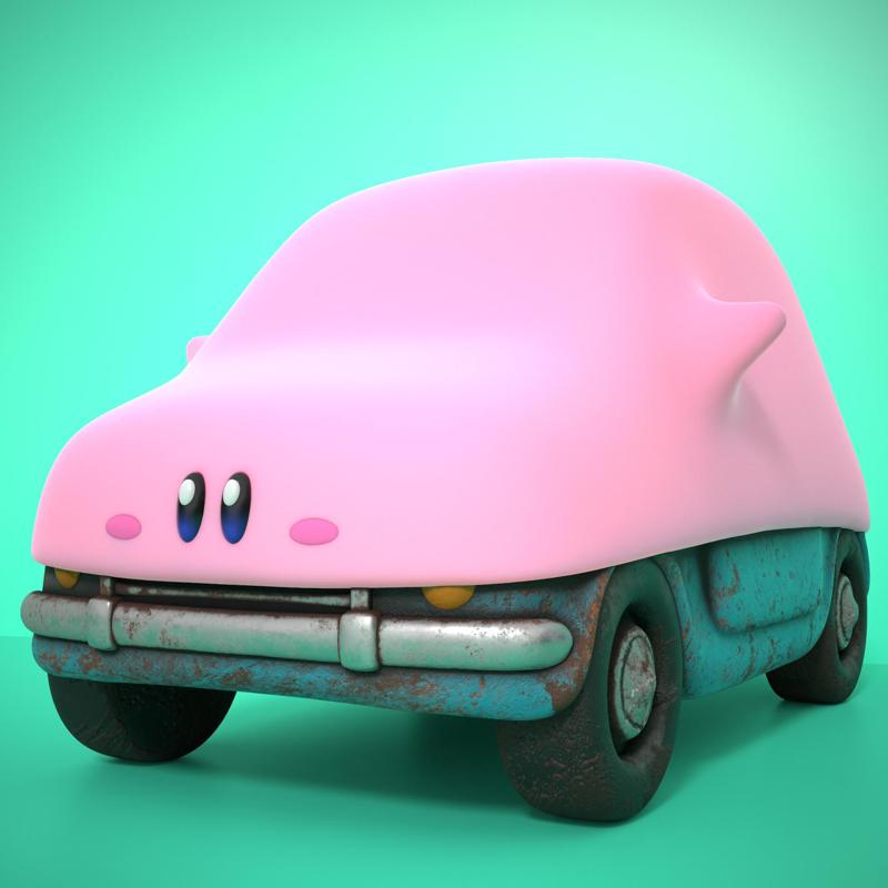Kirby fanart - carby - Kirby and the Forgotten Land 3D print model