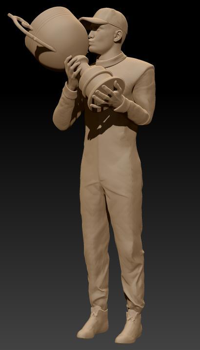 F1 pilot victory pose #5