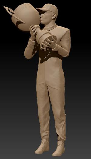 F1 pilot victory pose #5