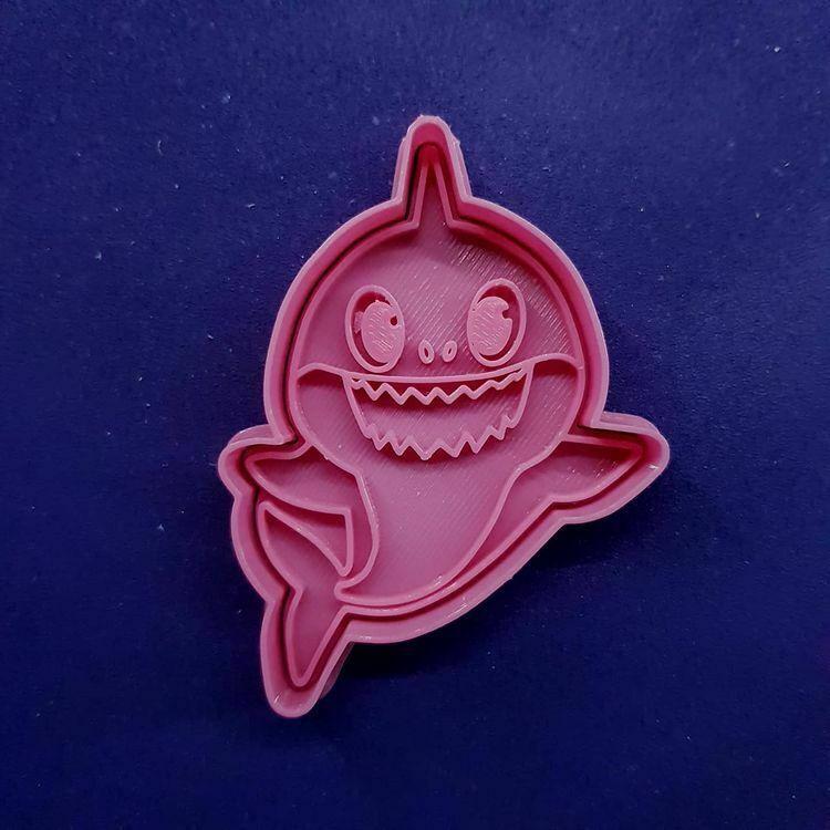 Baby Shark Potato Chip Cookie Cutter