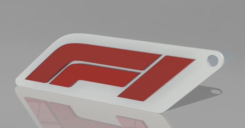 F1 2023 LOGO  KEYCHAIN