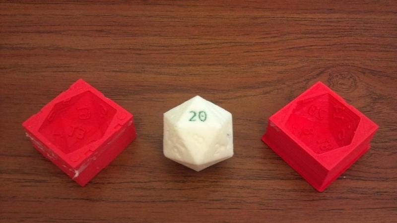 Oogoo D20 Die Mold