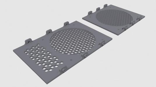 3D printable rack - 6.5 inch rack Topper