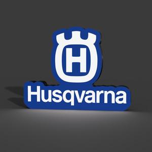 Husqvarna Logo Lightbox LED Lamp