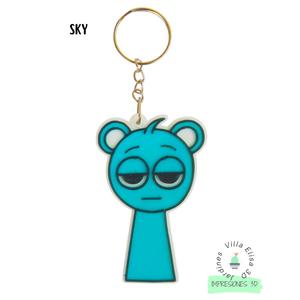 Sky Sprunki keychain