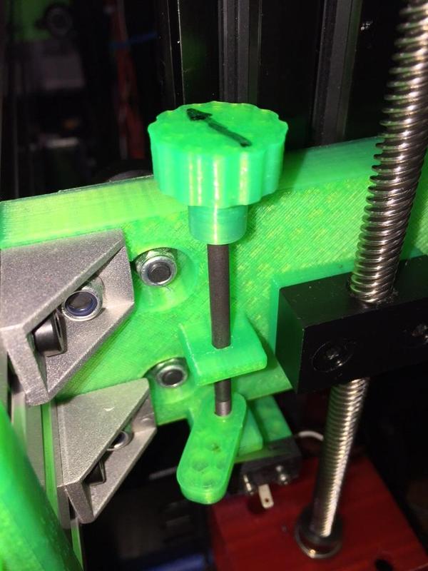 4mm Adjustment Knob and Nut Lock Plate