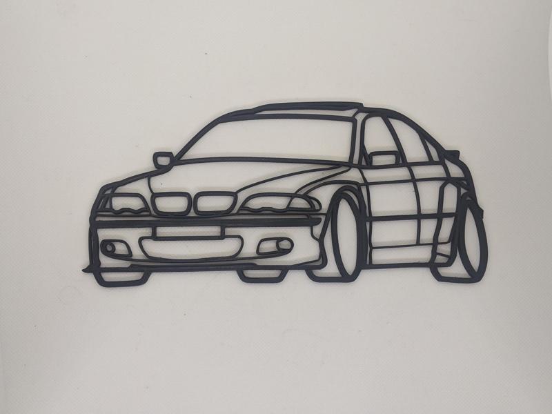 Wall Decoration BMW 3 Series E46 Drift kit large