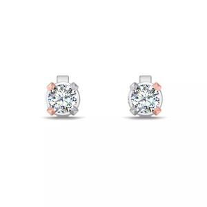 Solitaire Women Stud Earring 3dm STL OBJ FBX Renders Details