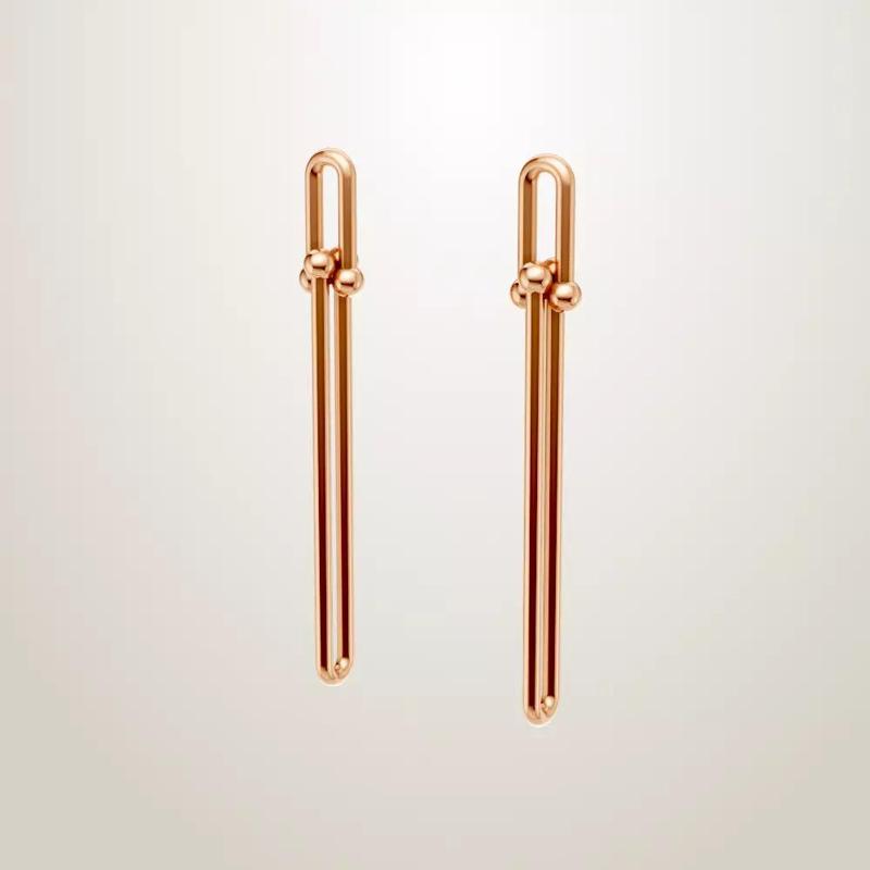 Tiffany Co HardWear Double Long Link Earrings