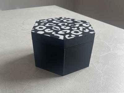 Leopard print object holder
