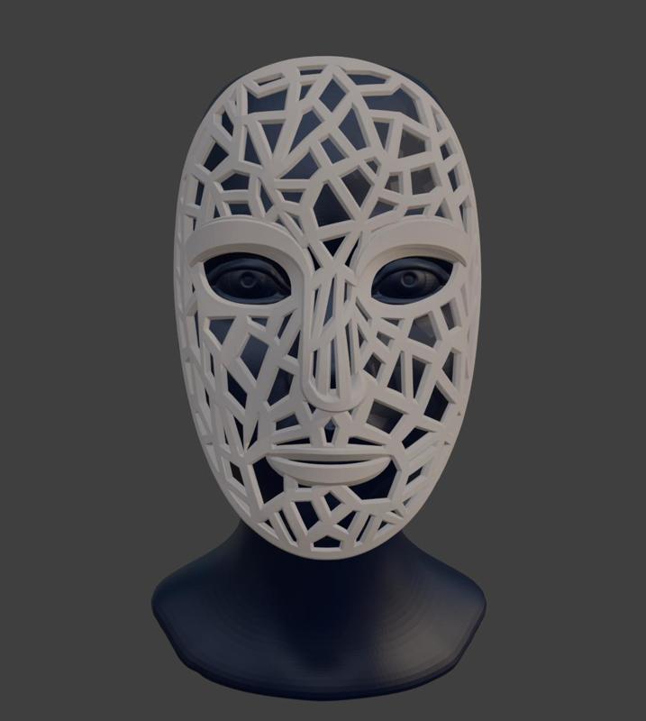 🎭 Ceremonial Geometric Mask