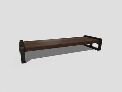 Monitor riser for IKEA BERGSHULT