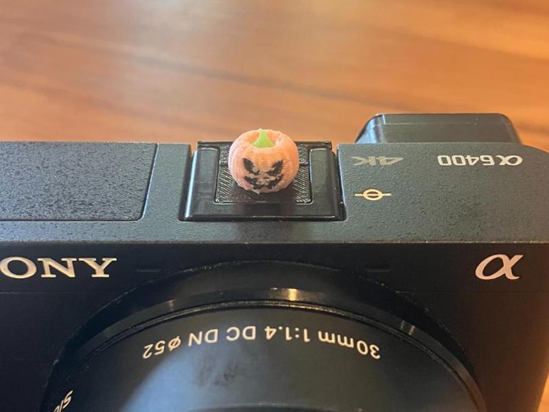 Pumpkin Hotshoe cover (Sony Camera)