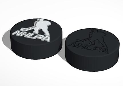 NHLPA NHL Hockey Puck Logo
