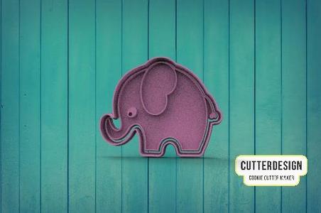 Elephant Elephant Cookie Cutter M2