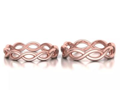 Braided Band Rings Infinity Rings 3dmodels with Discount 3D Model Collection