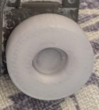 Replacement wheel and pin for Kenmore Elite dishwasher
