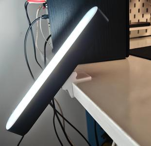 Vertical Angled Desk Mount for Phillips Hue Play Bar Light